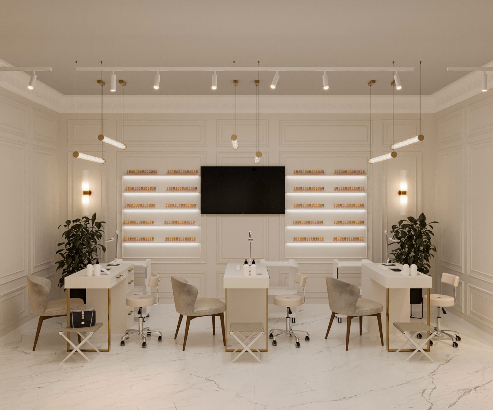 Beauty salon interior